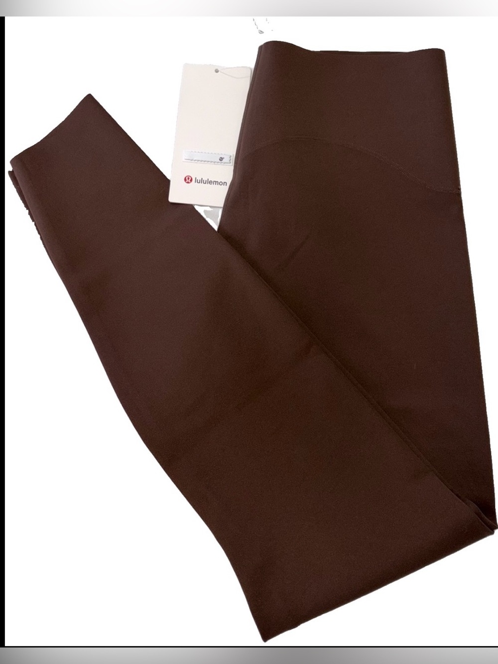 NWT•LULULEMON•SIZE 12•GLOW UP SUPER HIGH RISE 28”L TIGHT•AUTHENTIC•WALNUT CRUNCH
